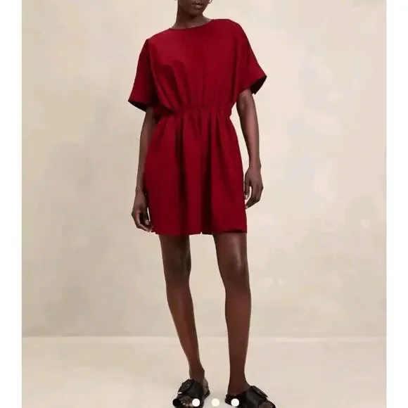 poplin mini dress banana republic Rhyah Poplin Mini Dress